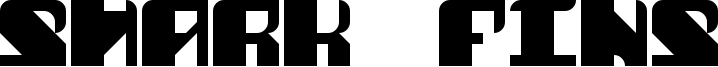 Shark Fins Font