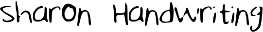 Sharon Handwriting Font