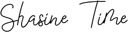 Shasine Time Font