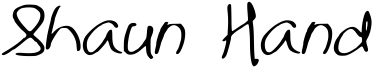 Shaun Hand Font