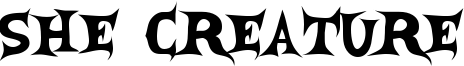 She Creature Font