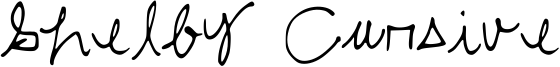 Shelby Cursive Font