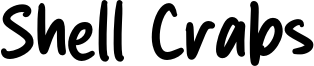 Shell Crabs Font