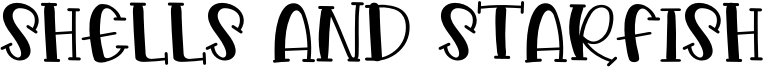 Shells And Starfish Font