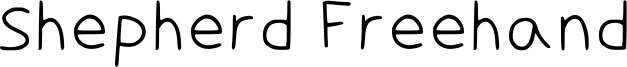 Shepherd Freehand Font
