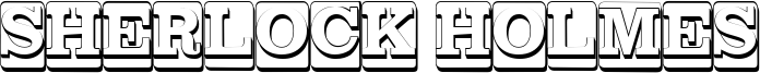 Sherlock Holmes Font