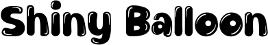 Shiny Balloon Font