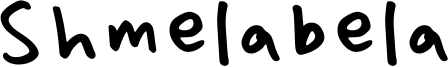 Shmelabela Font