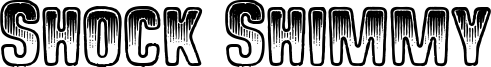 Shock Shimmy Font