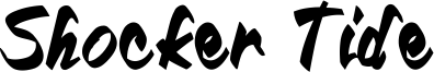 Shocker Tide Font