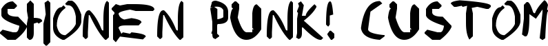 ShonenPunk custom.ttf