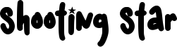 Shooting Star Font