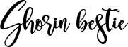 Shorin bestie Font