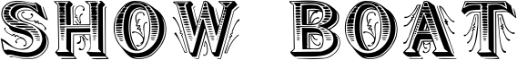 Show Boat Font
