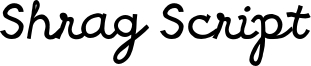 Shrag Script Font