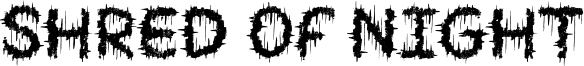 Shred Of Night Font