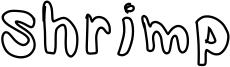 Shrimp Font