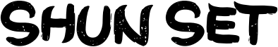 ShunSet-Regular.otf