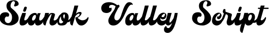 Sianok Valley Script Font