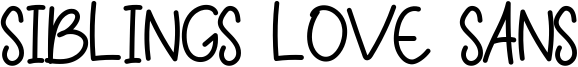Siblings Love Sans Font