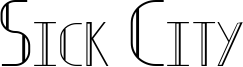 Sick City Font