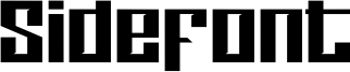 Sidefont Font