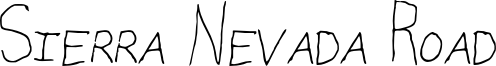 SierraNevadaRoad-SC.otf