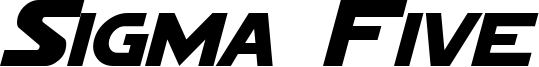 Sigma Five Marquee Italic.otf