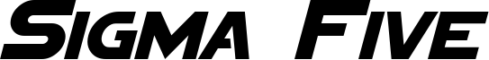 Sigma Five Sans Italic.otf
