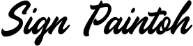 Sign Paintoh Font