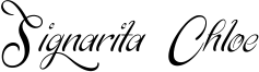 Signarita Chloe Font