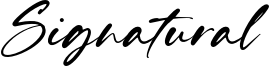 Signatural Font
