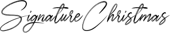 Signature Christmas Font