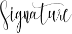 Signature Font