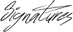 Signatures Font