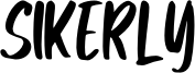 Sikerly Font