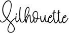 Silhouette Font
