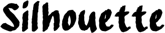 Silhouette Font