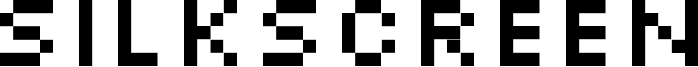 Silkscreen Font