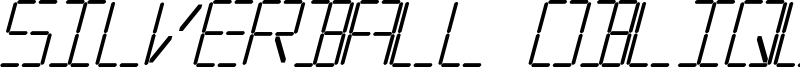 Silverball Bold Italic.otf