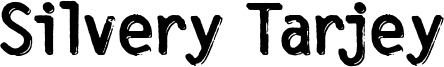 Silvery Tarjey Font