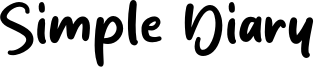 Simple Diary Font