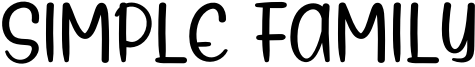 Simple Family Font