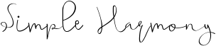 Simple Harmony Font