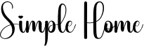 Simple Home Font