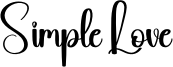 Simple Love Font