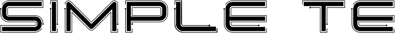 Simple Tech Bold 02.otf