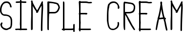 Simple Cream Font