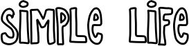 Simple Life Font