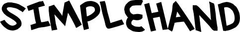 Simplehand Font